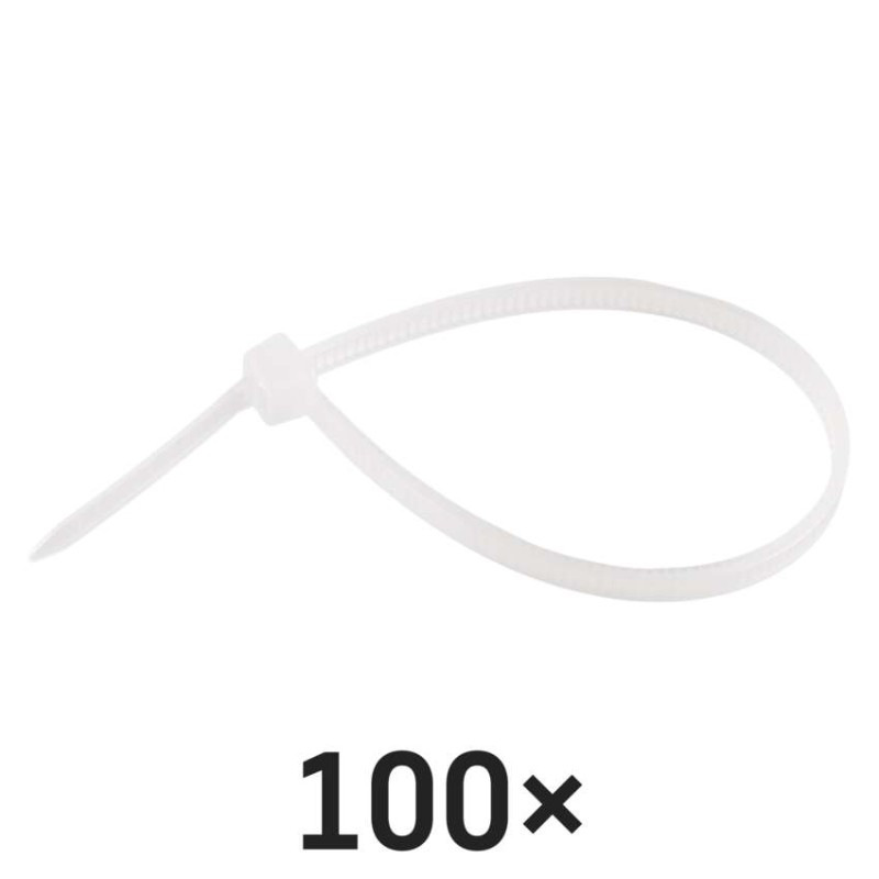 Sťahovacia páska 150×3,5, biela, 100 ks