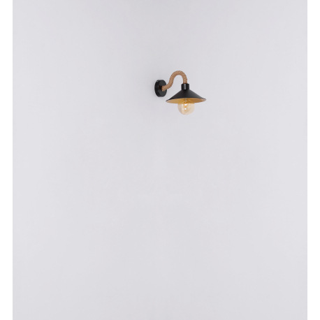 Závesné svietidlo, kov čierny a zlatý, lano, DxŠxV:1125x220x1700mm, bez žiaroviek 4x E27, max. 60W 2 9