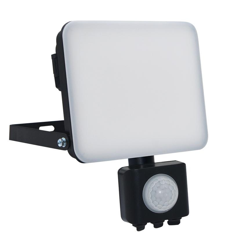 Vonkajší čierny LED reflektor so senzorom 50W / 4000K - LF7024S 10