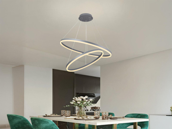 LED visiace svietidlo + diaľkový ovládač 100W - J4311/S 3