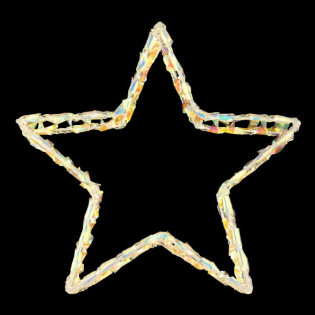 Dekoratívne svietidlo, akryl číry, kov biely matný, kábel PVC priehľadný, IP44, DxŠxV: 370x70x390mm, 7