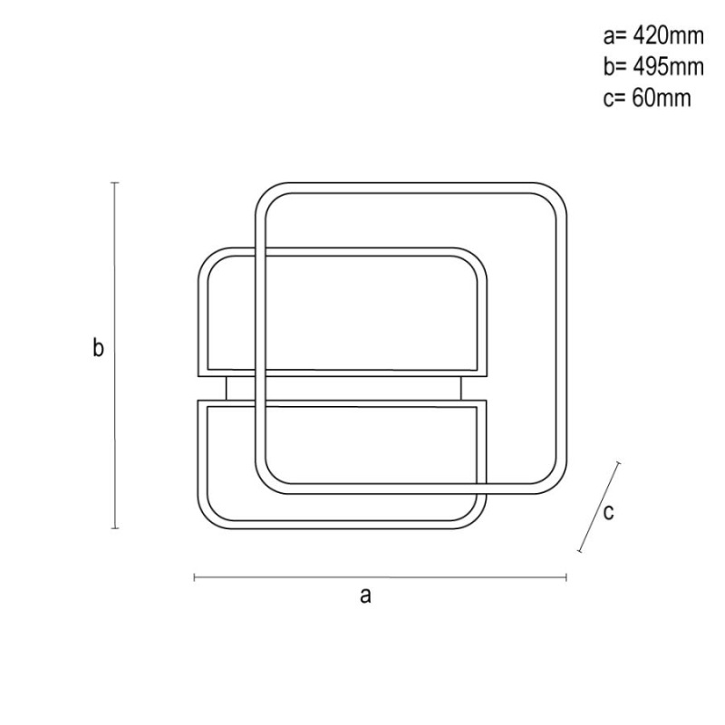 LED stropné svietidlo s diaľkovým ovládačom 95W - TA1318/WB 5