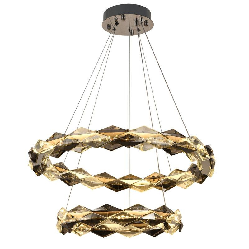 LED visiace svietidlo na lanku + diaľkový ovládač 65W - J6329/CH 10