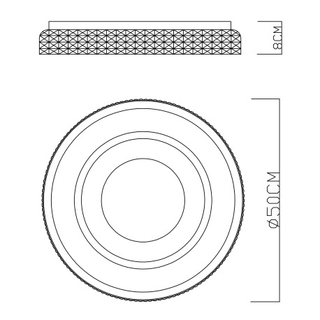 Stropné svietidlo, kov biely a čierny, akryl biely, akrylové krištále priehľadné, pamäťová funkcia, 10