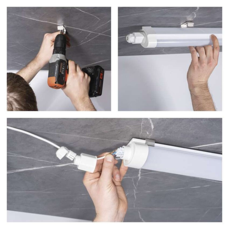 LED prachotesné svietidlo DUSTY 50W neutrálna biela, IP65 13