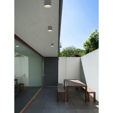 Vonkajšie svietidlo, hliník antracit, sklo priehľadné, IP44, Ø108, V:96, bez žiarovky 1xGX53, max. 1 7