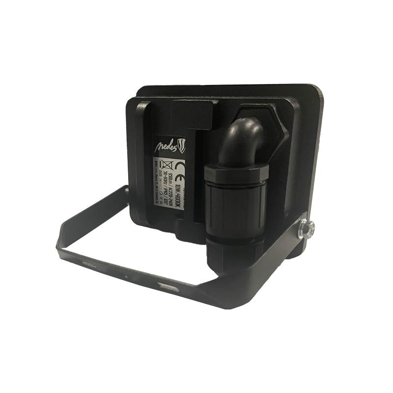 Vonkajší čierny LED reflektor 10W / 4000K - LF7021 7