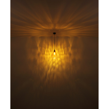 Nástenné svietidlo, kov čierny, sklo jantárové, priehľadné, kov mosadzný matný, smer svetla: nadol, 11