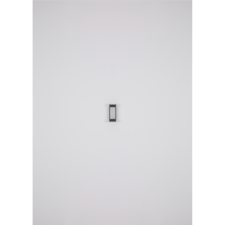 Vonkajšie svietidlo, hliník antracit matný, akryl transparentný, plast biely, IP54, ŠxV: 75x187mm, H 19