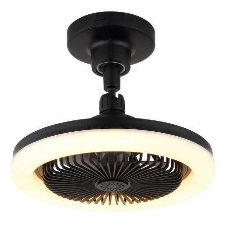 Stropný ventilátor, plast čierny/biely/dymový, stmievateľný, viacero rýchlostí pomocou nástenného vy 14