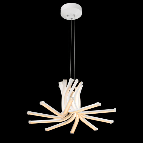 Závesné svietidlo, kov biely, akryl opál, Ø490, V: 1230, vrátane 1xLED 40W 230V, 1430lm, 3000K 2