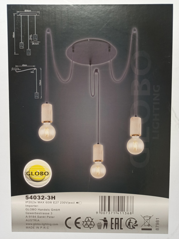 Svietidlo 54032-3H