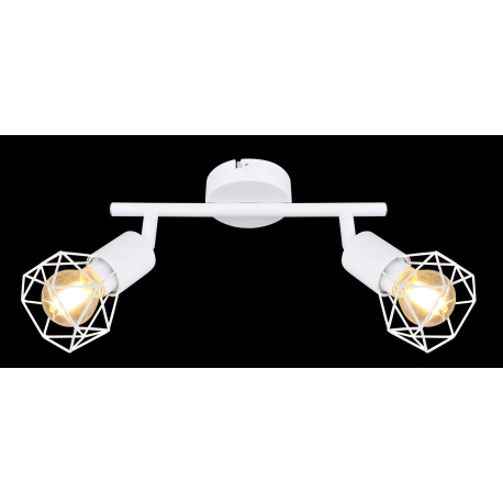 Nástenné svietidlo, kov biely, DxŠxV: 220x80x180, bez žiaroviek 2xE14, max. 40W 230V 13