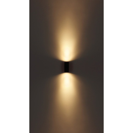 Vonkajšie svietidlo, hliník antracit, sklo priehľadné, svieti smerom hore a dole, IP44, ŠxV:70x150, 14