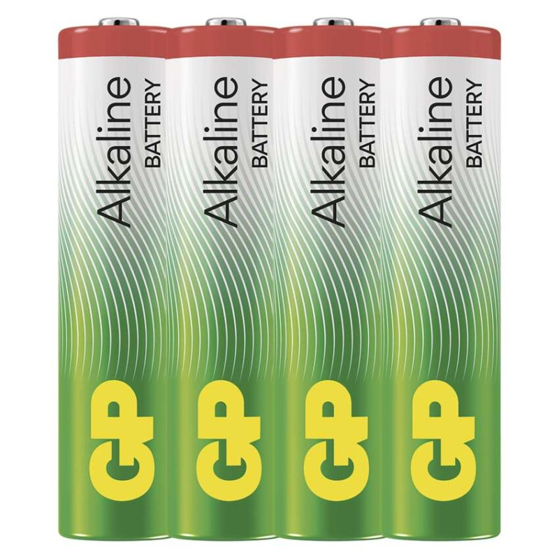 Alkalická batéria GP Alkaline LR03 (AAA), 4 ks