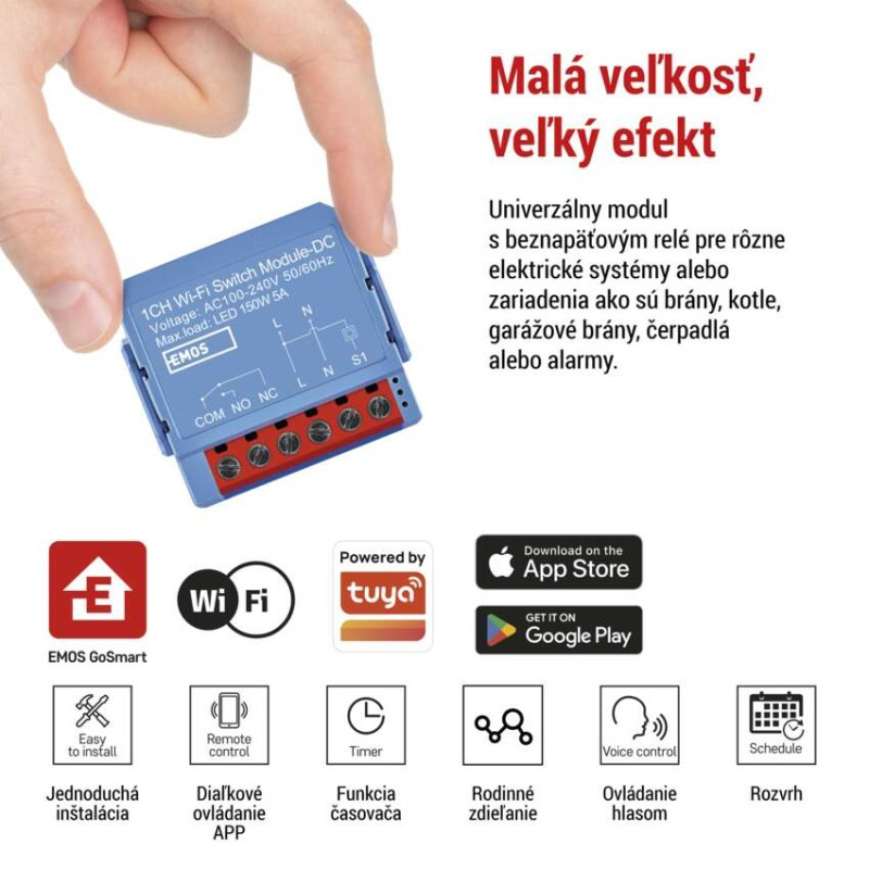 GoSmart modul suchý kontakt IP‑2241DCW, WiFi 2