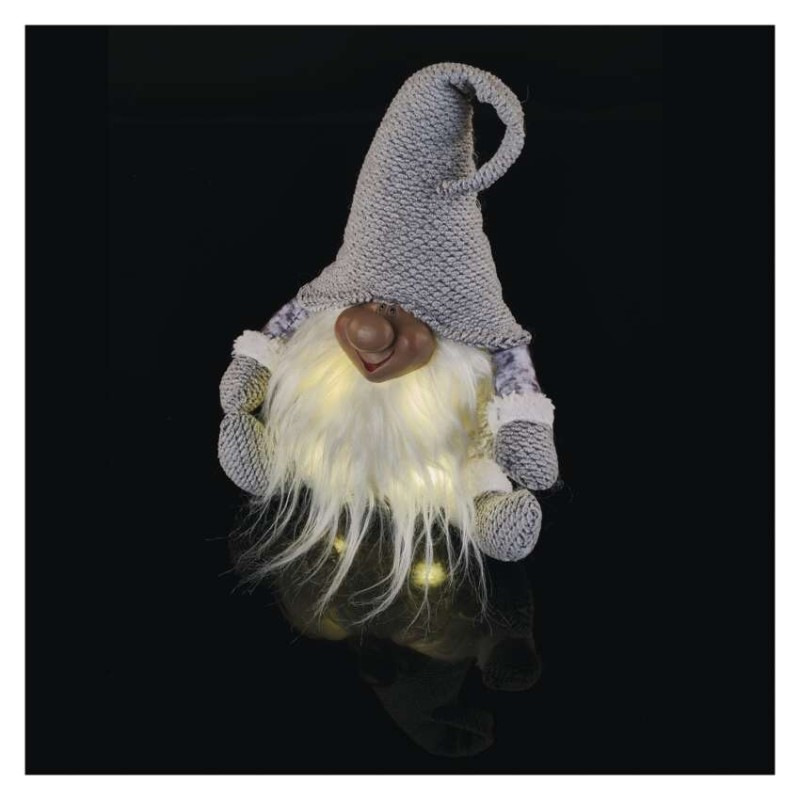 LED vianočný škriatok, 35 cm, 3× AA, vnút., teplá biela 9