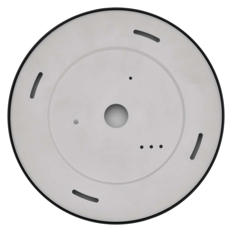 LED prisadené svietidlo, kruhové, čierne, 21W, CCT 7