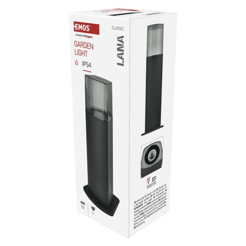 Záhradné stĺpikové svietidlo LANA, 15,3 x 13,3 x 45 cm, 1 x E27, 25 W 6