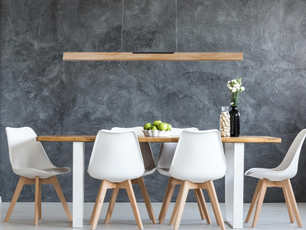 Drevený luster na lanku z masívneho dreva LED 22W / 1200 - WRL0221 5