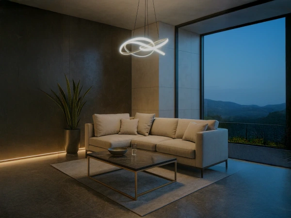 LED závesné svietidlo s diaľkovým ovládačom 95W - TA2309/B 9