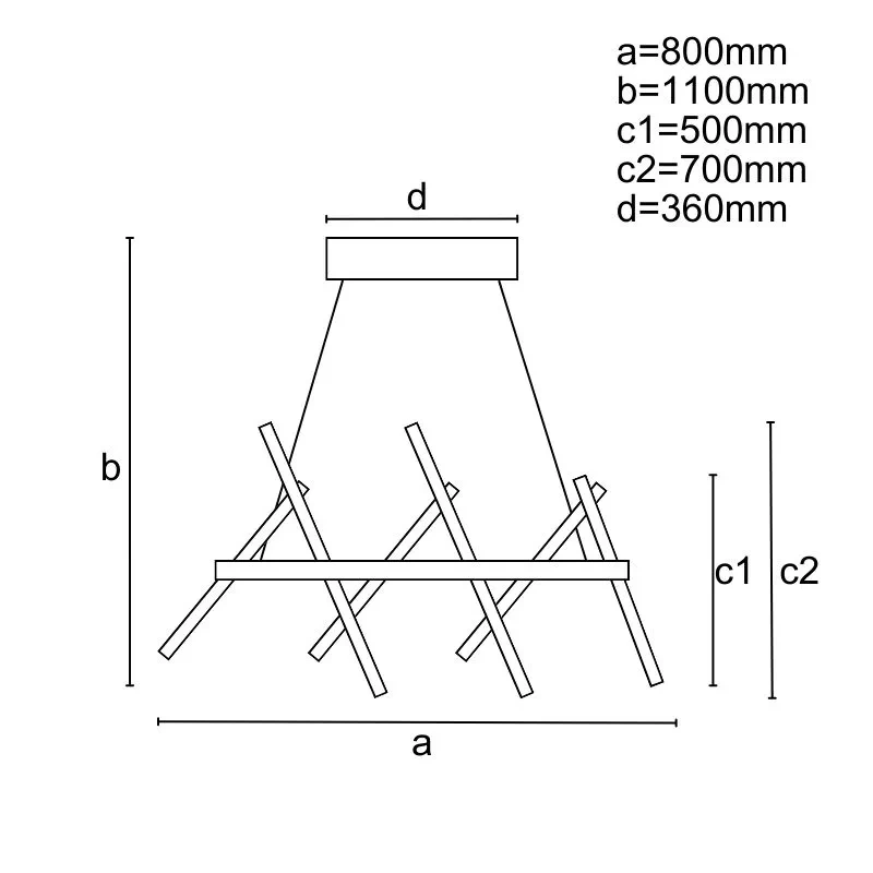 LED závesné svietidlo + diaľkový ovládač 80W - J4356/B 2