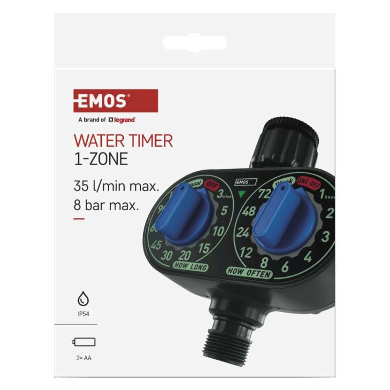 Mechanický časovač zavlažovania, 1 výstup 7