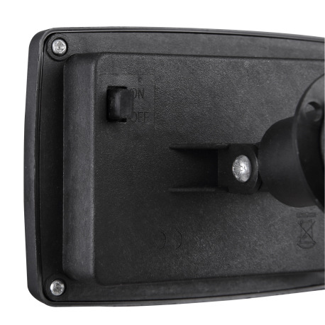 Solárne svietidlo, plast čierny, plast biely, 10 svietidiel, prívod 200 cm, efekt ohňa, IP44, vypína 5