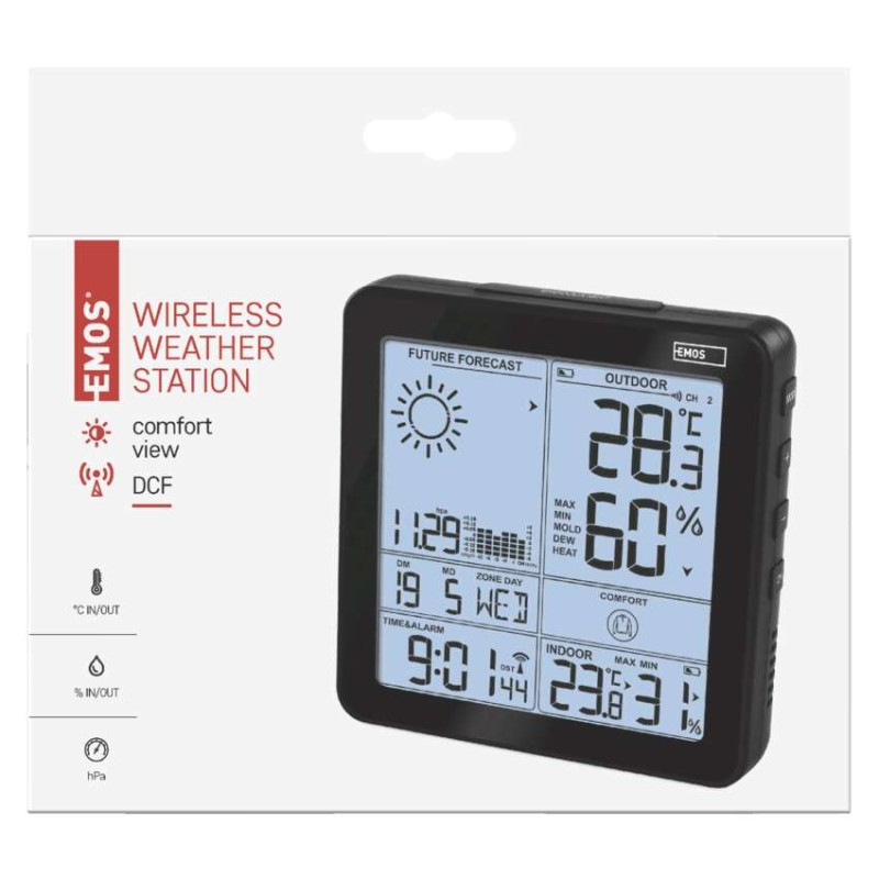 Domáca bezdrôtová meteostanica E5080 11