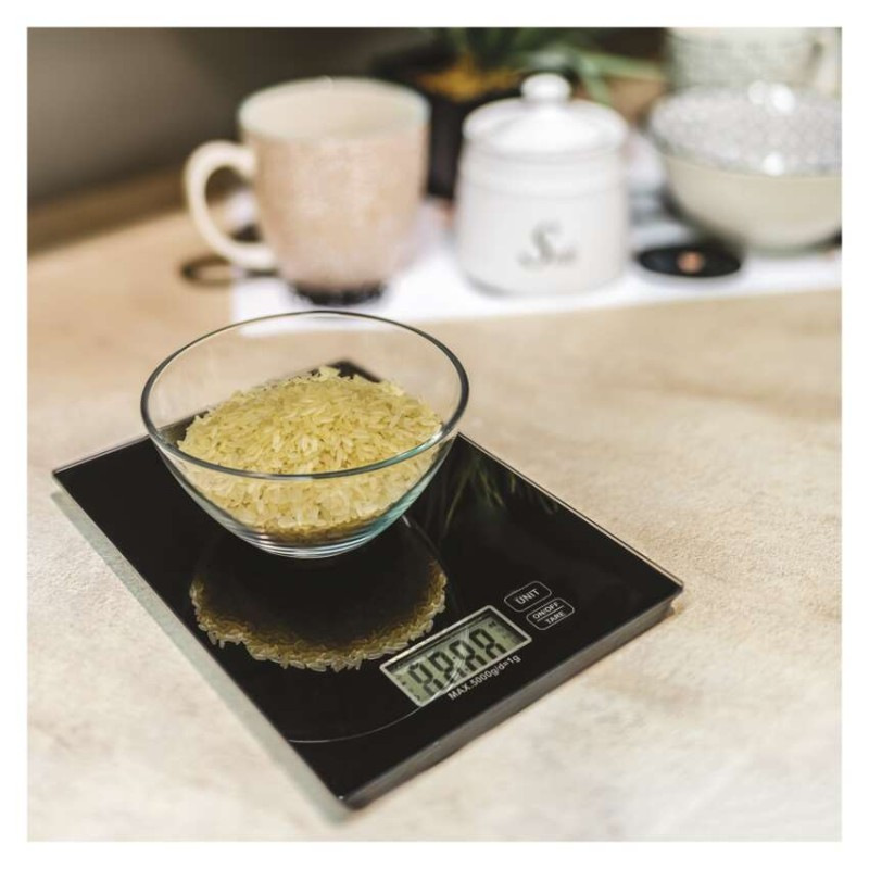 Digitálna kuchynská váha EV014B, čierna 2