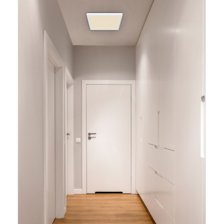 Stropné svietidlo, plast biely, plast biely, zmena farby svetla prepínačom, fixácia farby, DxŠxV:290 11