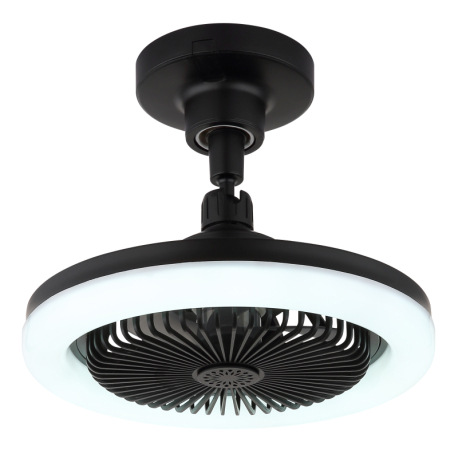 Stropný ventilátor, plast čierny/biely/dymový, stmievateľný, viacero rýchlostí pomocou nástenného vy 15