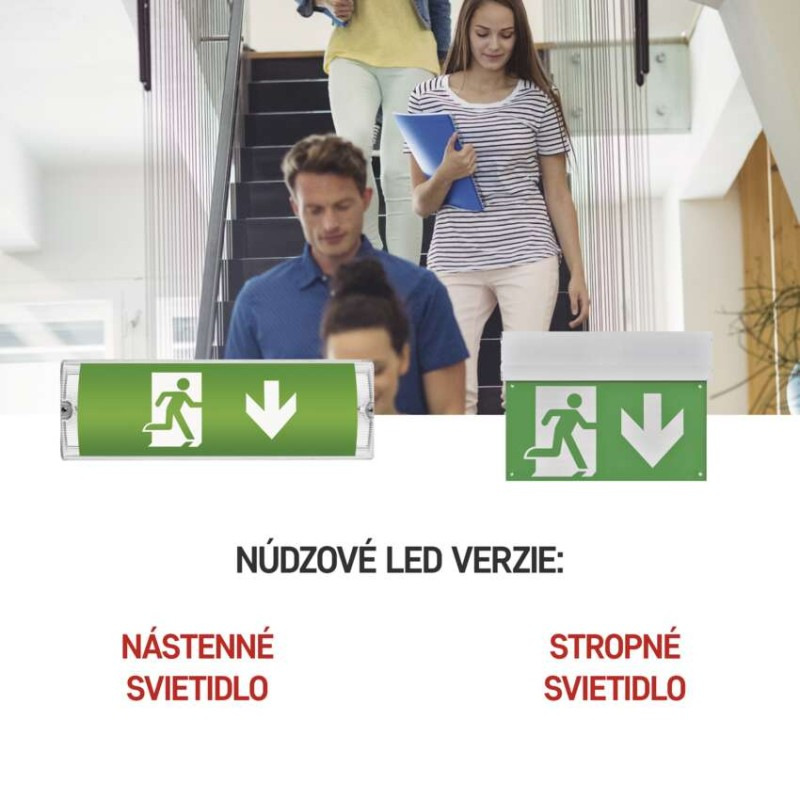 LED Núdzové svietidlo NESSI 3W 3H IP65 2