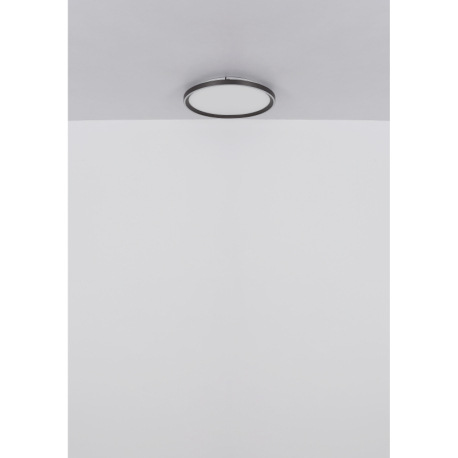 Stropné svietidlo, kov biely, akryl čierny, akryl biely, ø: 390mm, V: 70mm, vrátane LED 24W 230V, zd 13