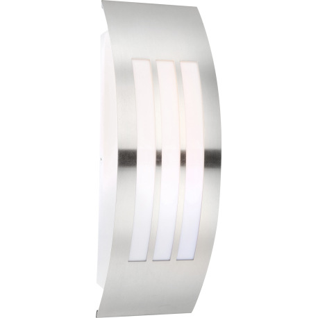 Vonkajšie svietidlo, nerezová oceľ, plast biely, IP44, ŠxV: 100x320, H: 90, bez žiarovky 1xE27, max.