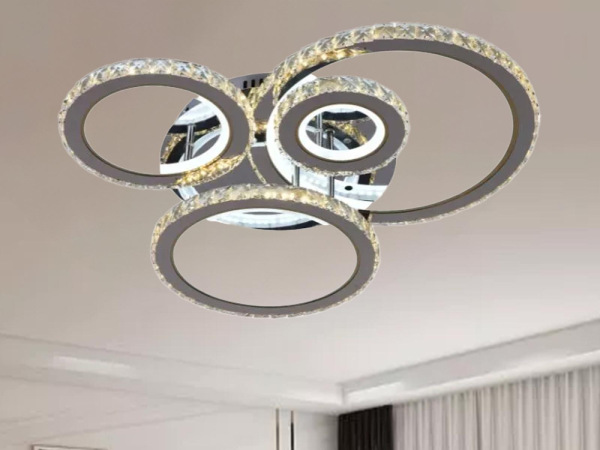 LED stropný luster + diaľkový ovládač 120W - J3338/CH 8