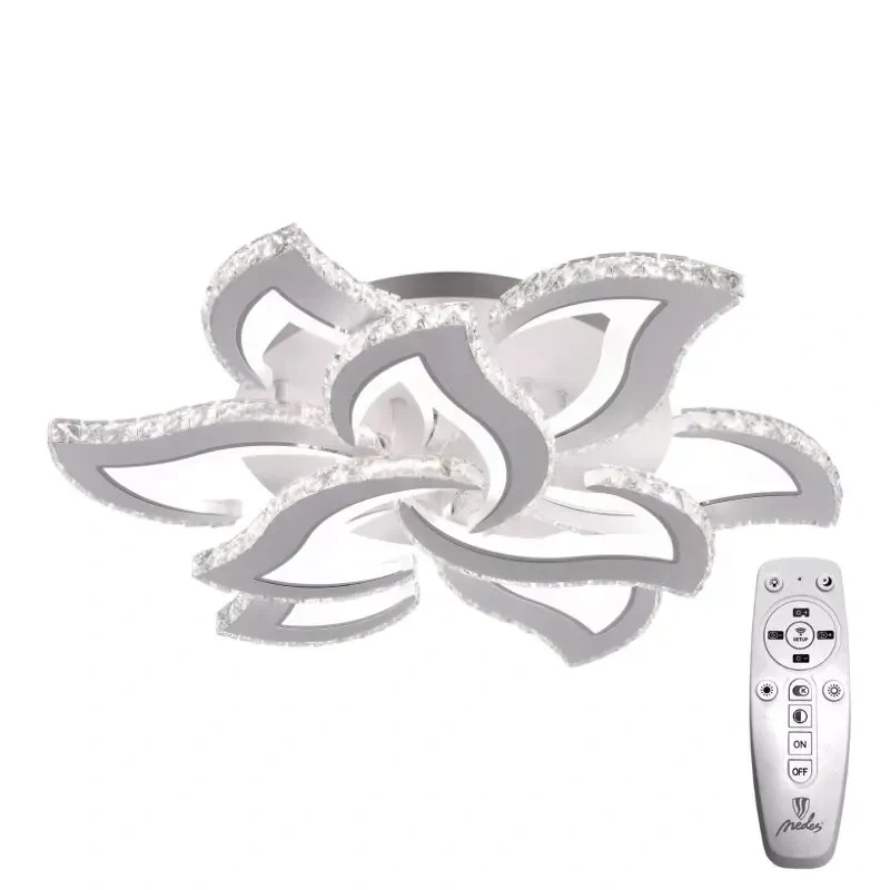 LED stropný luster + diaľkový ovládač 180W - J3337/W 8