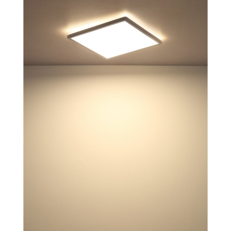 Stropné svietidlo, plast biely, plast satinovaný, plast biely, podsvietenie, 3 úrovne osvetlenia pom 11