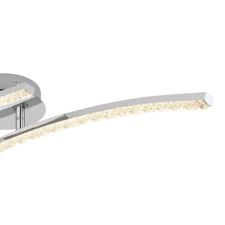 Stropné svietidlo, kov chróm, plast, akrylové krištále priehľadné, nastaviteľné, zmena farby svetla 7