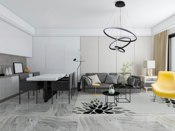 LED závesná lampa na lanku + diaľkový ovládač 90W - J4301/B 6