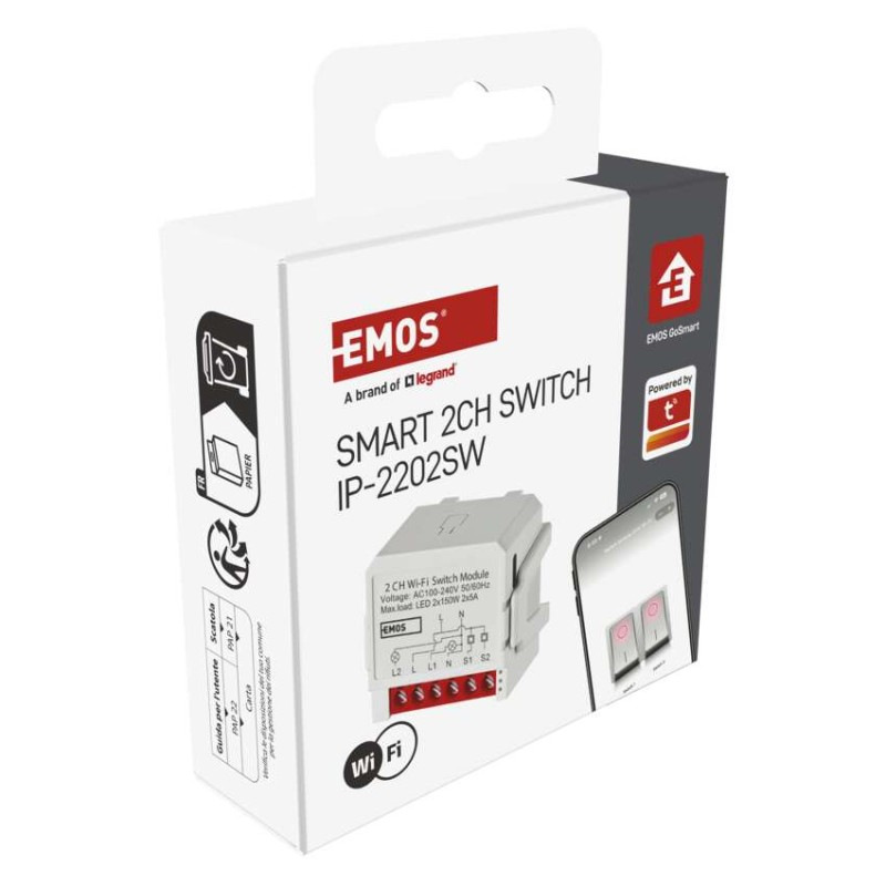 GoSmart spínací modul IP-2202SW, WiFi, 2-kanálový 7