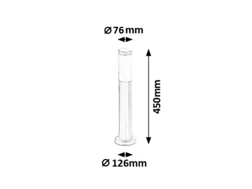 SVIETIDLO 008263 INOX 1
