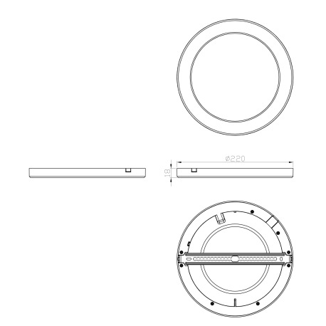 Stropné svietidlo, plast biely, plast biely, zmena farby svetla vypínačom v zadnej časti svetla, zap 8