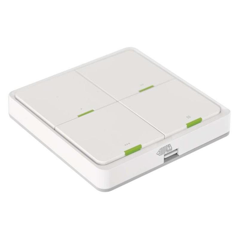 GoSmart Prenosný ovladač scén IP-2004ZW, ZigBee 3.0, 4-tlačidlový 9