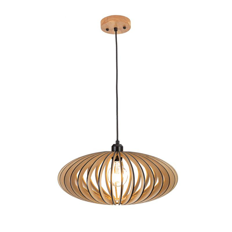 Závesný luster z masívneho dreva E27 / 450 - WRE131 5