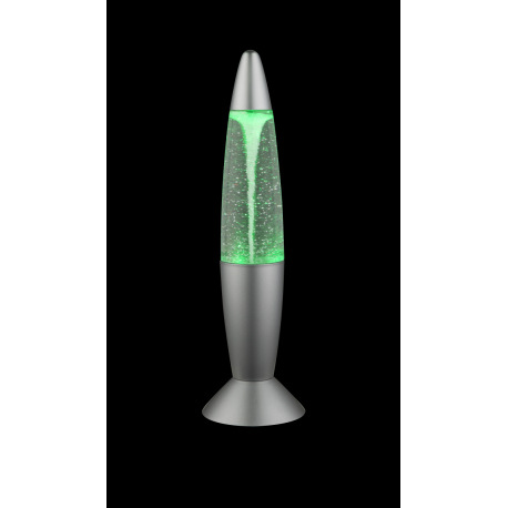 Dekoratívne svietidlo, plast sivý a priehľadný, prevádzka s batériou alebo adaptérom, vypínač, zmena 13