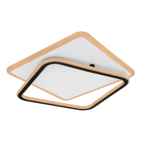 Stropné svietidlo, kov biely, kov čierny, akryl biely, vrchná časť otočná, pamäťová funkcia, nočné s 9