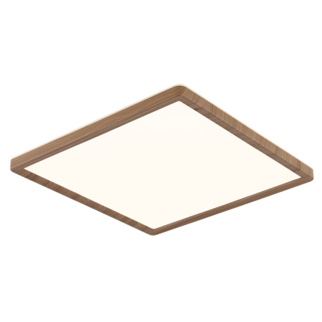 Stropné svietidlo, plast so vzhľadom dreva, plast satinovaný, biely, niekoľko úrovní cez nástenný sp