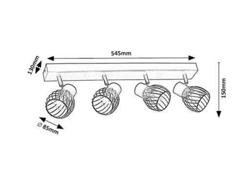 SVIETIDLO 0073004 ABERAMA 4
