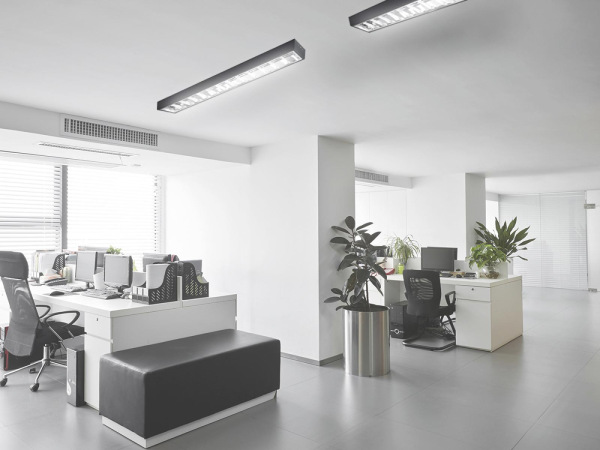 Čierne žiarivkové prisadené svietidlo na 2 x T8 ( 120cm LED trubica ) - TL301B 14